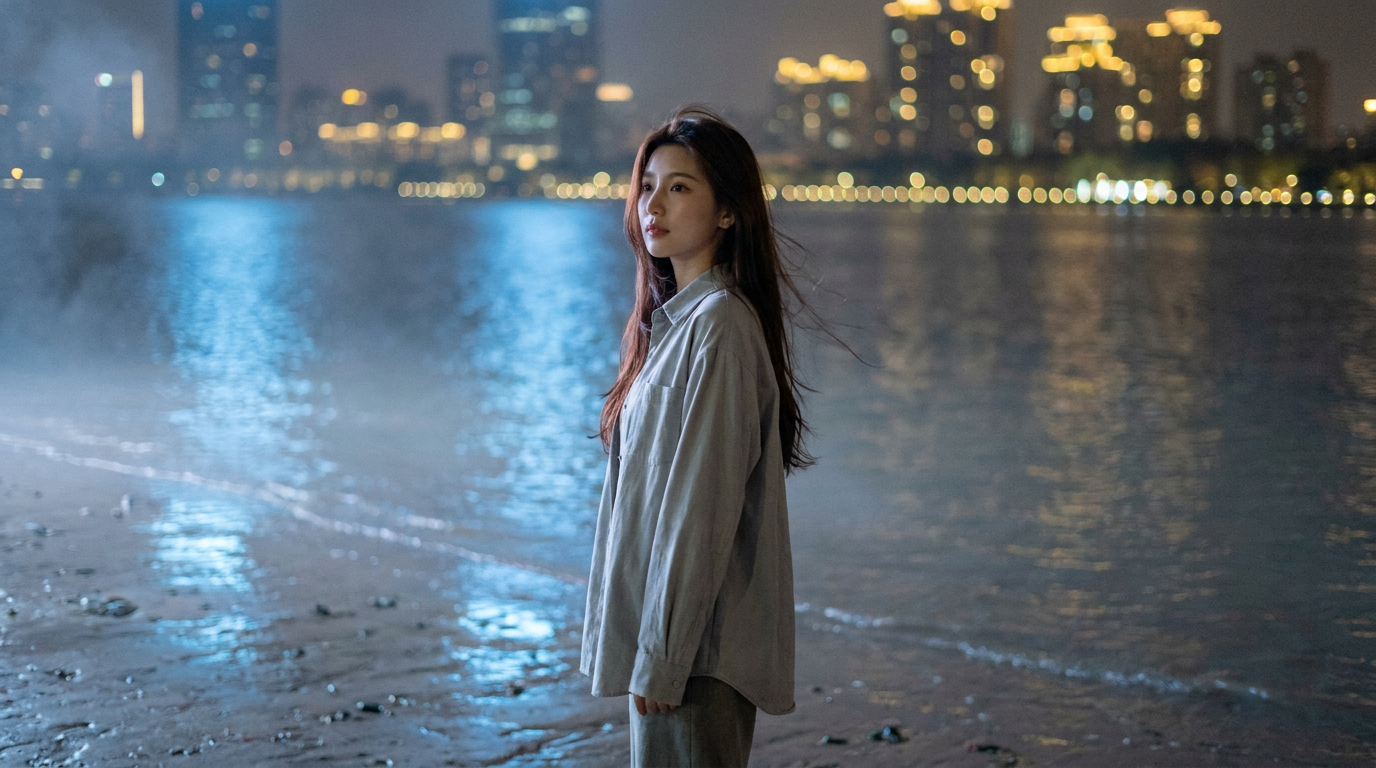 海畔夜走
