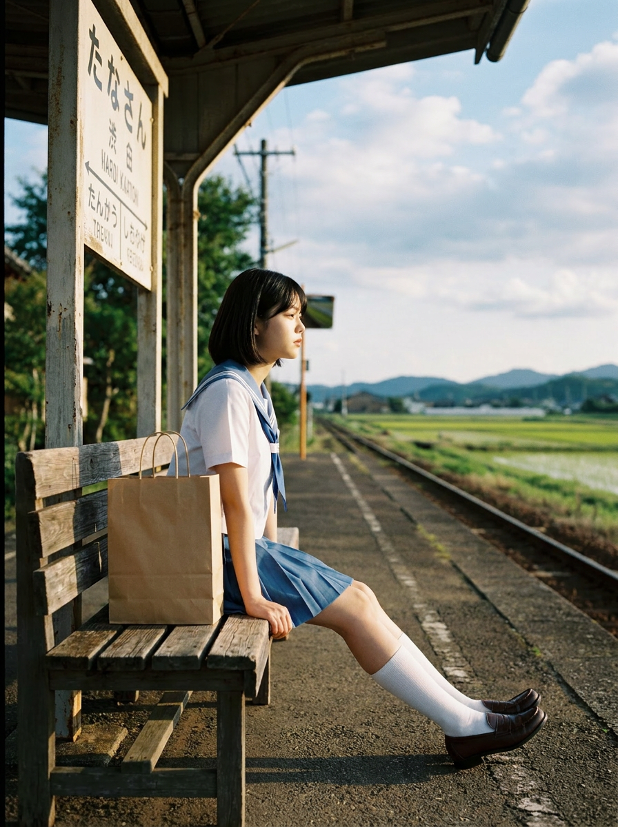 站台夏风